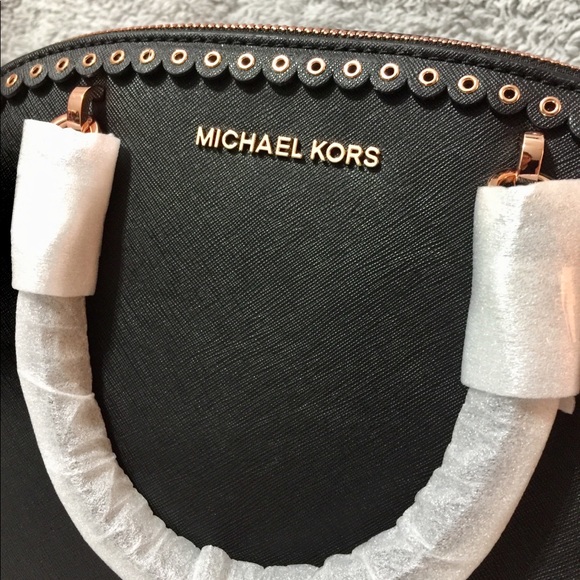 Michael Kors Black Emmy Satchel - Picture 4 of 7